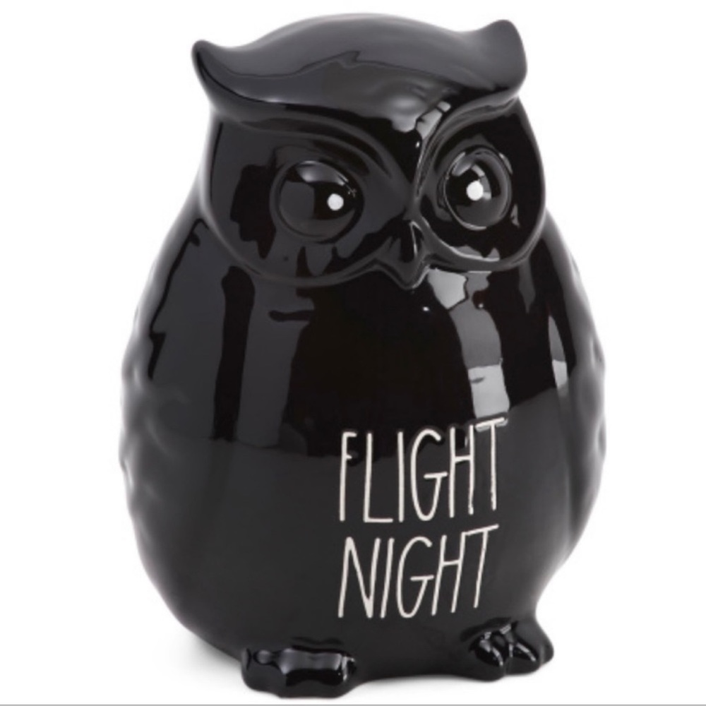 Rae Dunn Ceramic Night Watch Owl- Flight Night